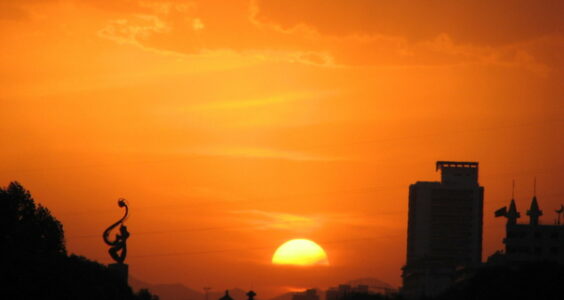 Photo: 夕阳, by hongliang ren