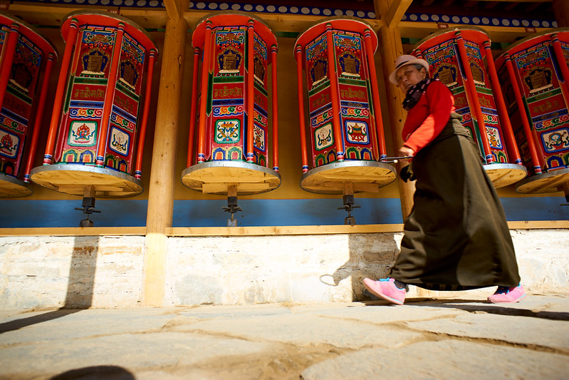 Photo: Labrang Tibetan Buddhist City (Gansu), by Bryon Lippincott