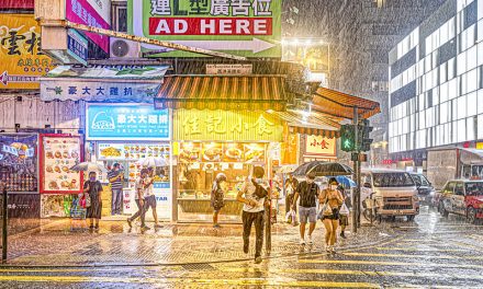 Photo: Rainy night at Monk Kok, Hong Kong, by johnlsl