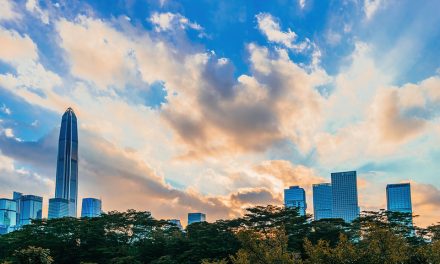 Photo: Sunset time, Shenzhen CBD, by Thomas_Yung