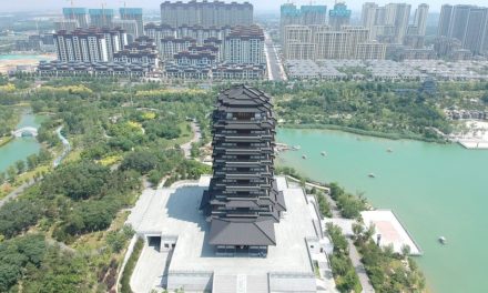 Photo: Xiaofuhe Wetland Park in Zibo, Shandong, China, by Ruikang Sun