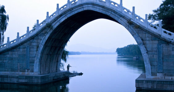 Photo: Fishing at Jade Belt Bridge, Summer Palace, Beijing, by Dimitry B.
