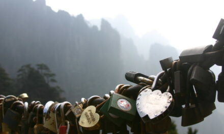 Photo: Love Locks, Huangshan, by Aaron May