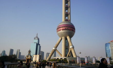 Photo: Oriental Pearl tower in Shanghai 上海东方明珠 – crowds, by Alpha