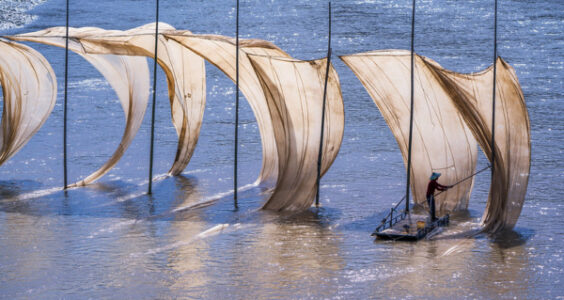 Photo: The Fluttering Fishing Nets, by Henry So