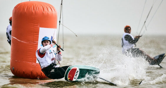 Photo: Untitled (2023 KiteFoil World Series China, in Zhuhai, Guangdong), by International Kiteboarding Association